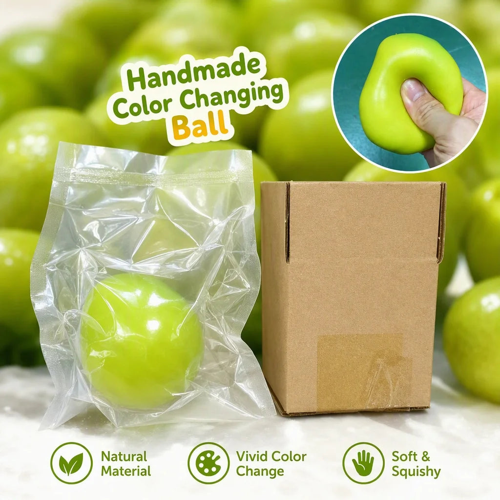 2026 New Mango Squishy Soft Stress Squeeze Ball Color Changing ASMR Sensory ADHD Anti Stress Relief Fidget Toys for Kids Adults
