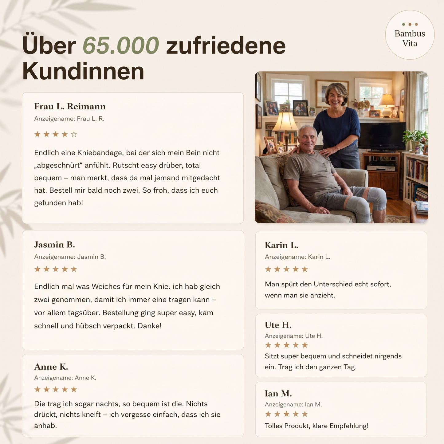 BambusVita Knie